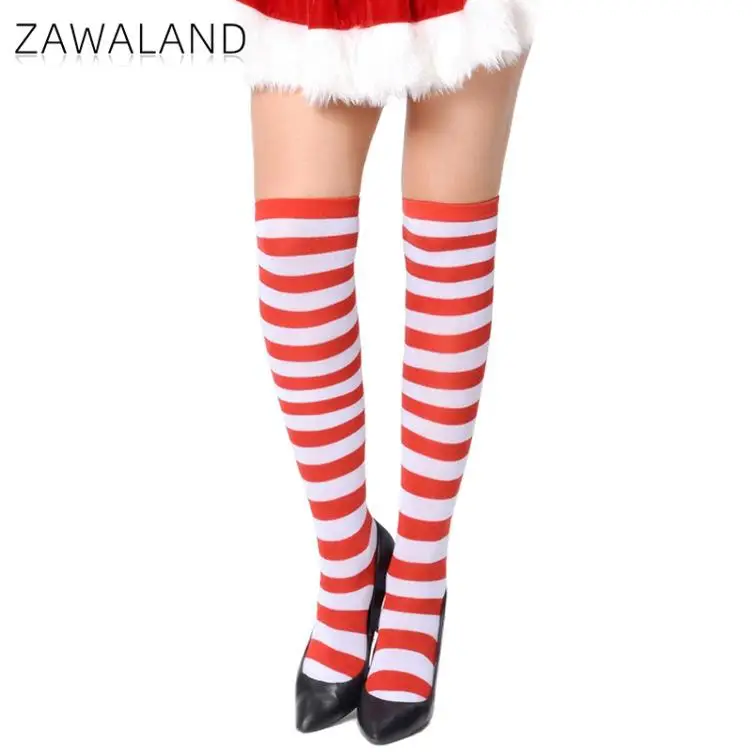 ZAWALAND Christmas Costumes Red Strapless Dress Adults Women Cosplay Party Stage Performance Fancy Dress Santa Hat Xmas Clothing