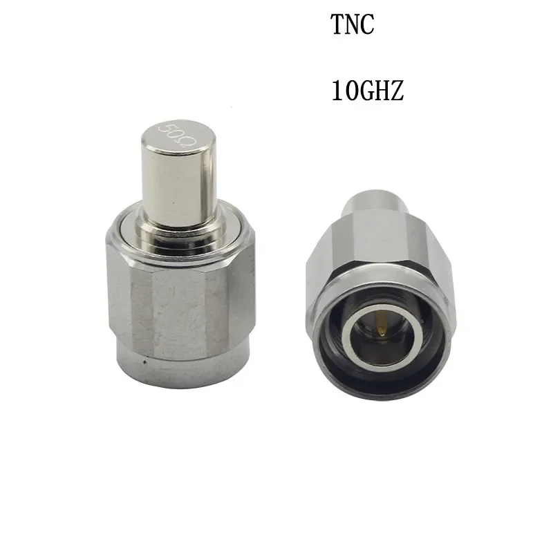 

5pcs TNC male load stainless steel 10GHZ low standing wave TNC-JR-1W coaxial terminal resistance 50 ohms