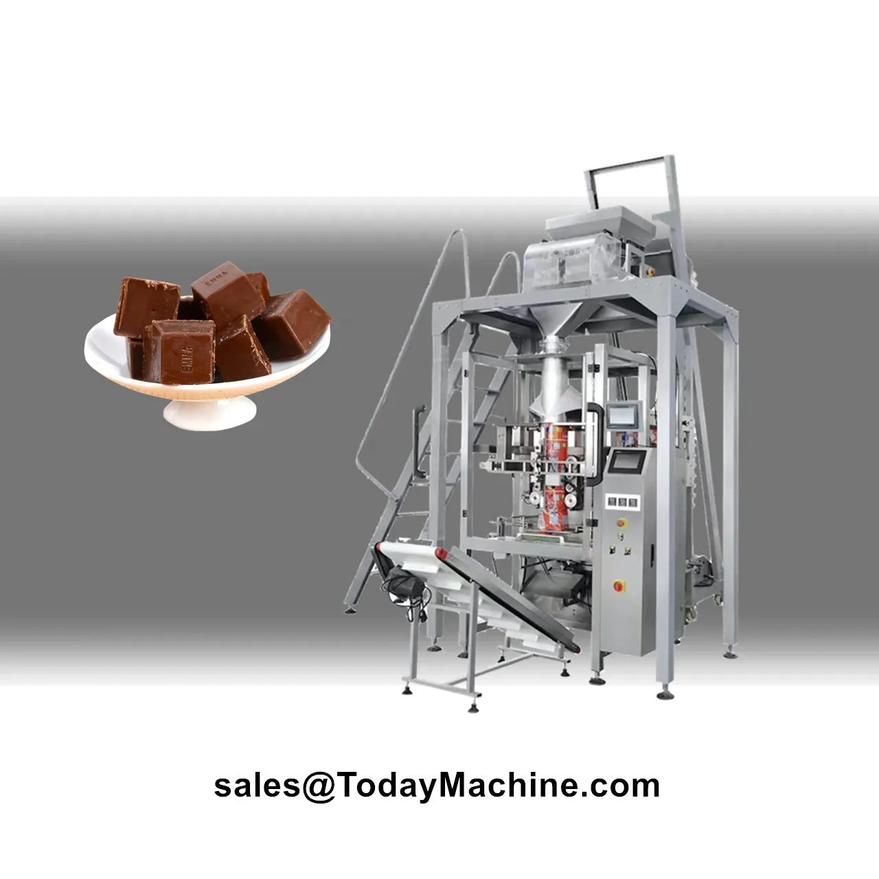 Automatic Vertical Form Fill Seal Collar Type Granule Bag Packing Machine