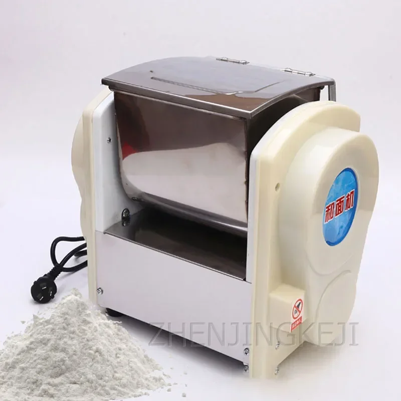 220V Household Small Dough Mixer Commercial Fully Automatic Stainless Steel Kneading Machine Efficient Electric Flour Mixer 2kg