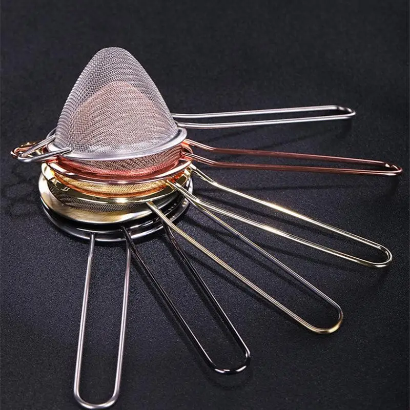 1pc Conical Cocktail Sieve Great For Removing Bits From Juice Strainer Cocktail Strainer Bar Strainer Eid Al-Adha Mubarak