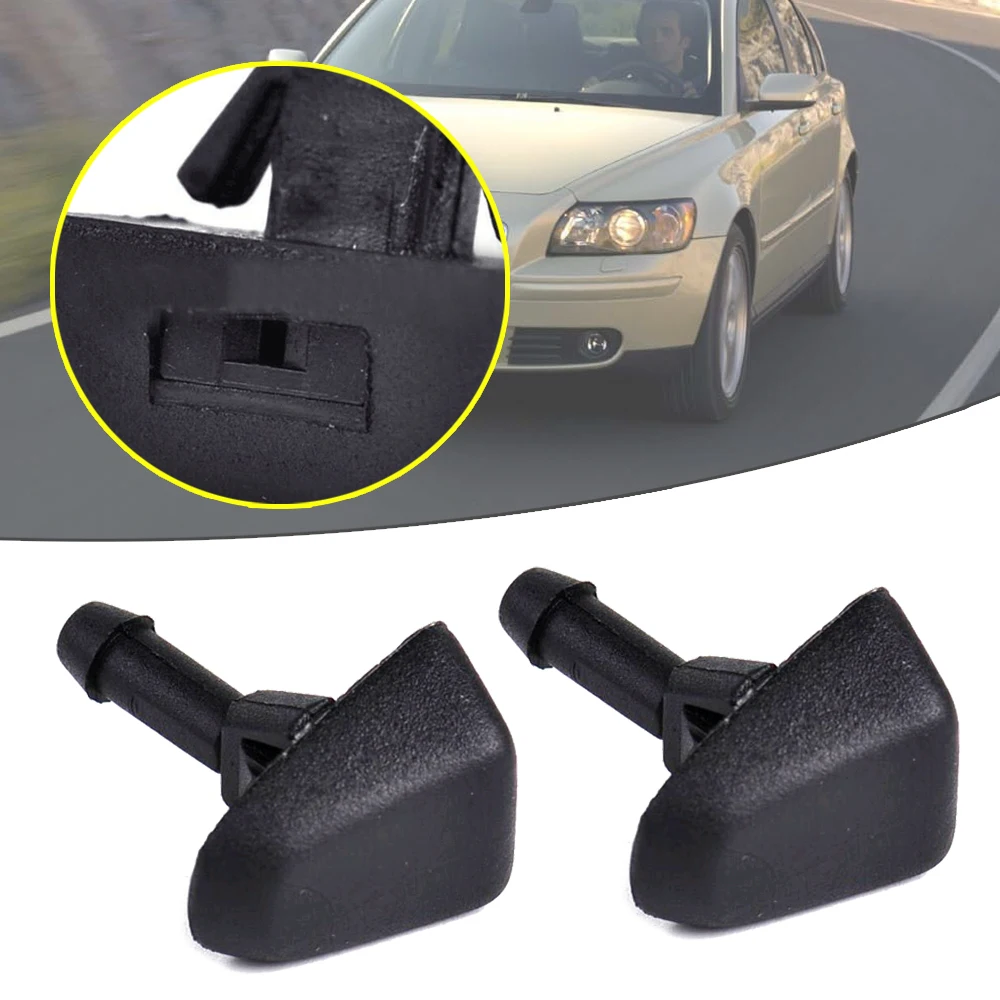 

2 шт., насадки для стеклоочистителя автомобиля, насадки для омывателя автомобиля, насадка для ветрового стекла автомобиля, внешние аксессуары для Volvo S40 S70 S80 C70 XC90