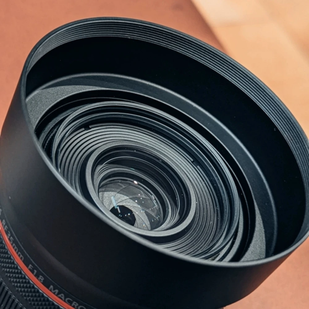 

Металлическая бленда с резьбой для объектива Canon RF 35 мм F1.8 MACRO IS STM 35 F1.8, крышка объектива с пряжкой, аксессуары для фотосъемки