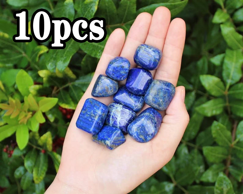10 Stück Sortierte Natürliche Polierte Edelsteine, Echte Rohe Kristalle für Heimdekoration, Spirituelle Heilung und Geschenke – Detail 8