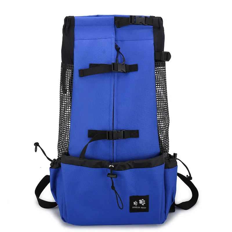 Sterke Nylon Dog Carrier Rugzak Voor Kleine Middelgrote Honden Hoge Kwaliteit Ademend Fietsen Rugzak Voor Outdoor Reizen Dierbenodigdheden