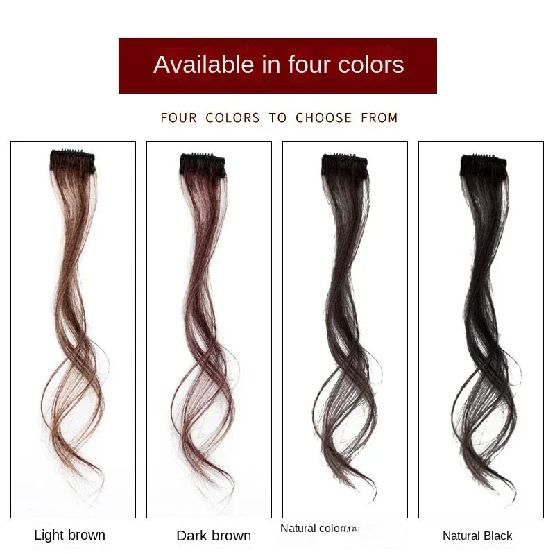 Fake Air Bangs Natural Wig Clip in Bangs Black Brown Hair Extension Synthetic Hair False Bangs Women Girls Hair Accessories