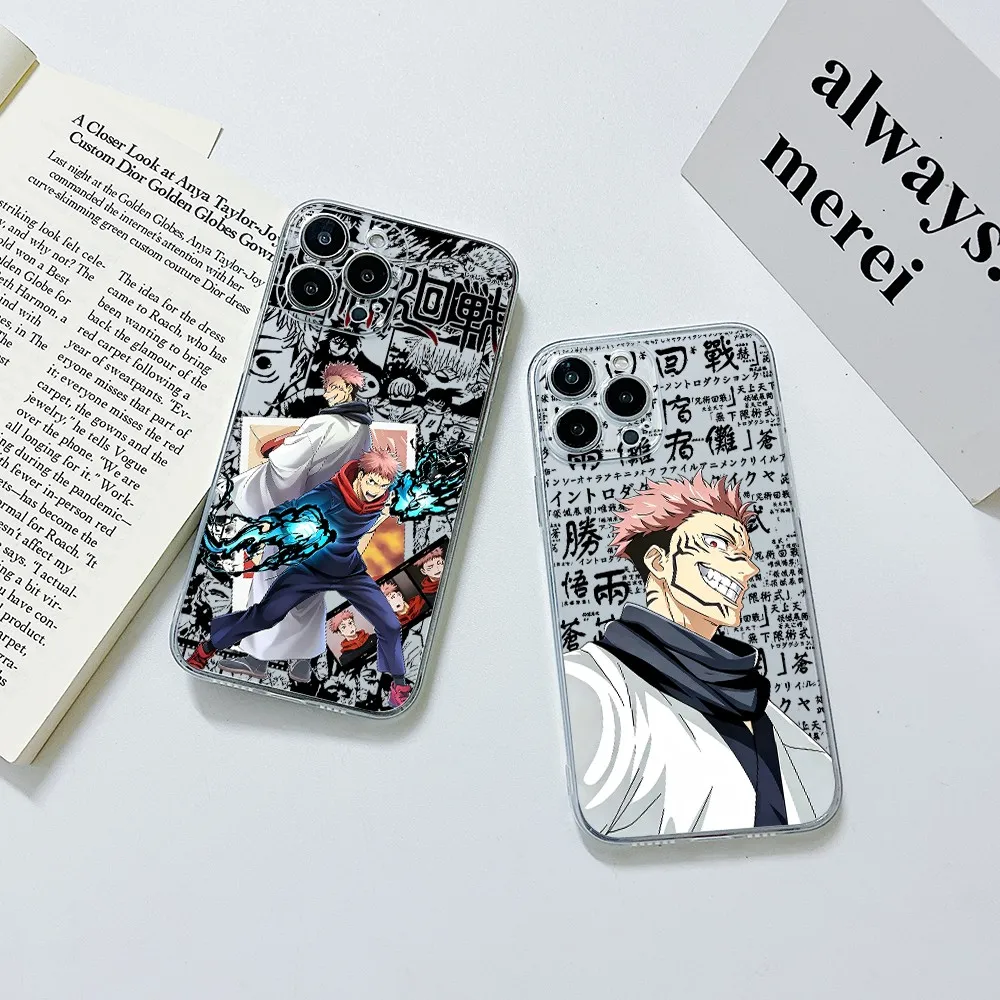 Anime J‑JujutsuS K‑KaisenS Phone Case For Samsung A57 A36 A26 A56 A16 A55 A35 A25 A15 A54 A34 A24 A14 A13 A53 Clear Back Cover