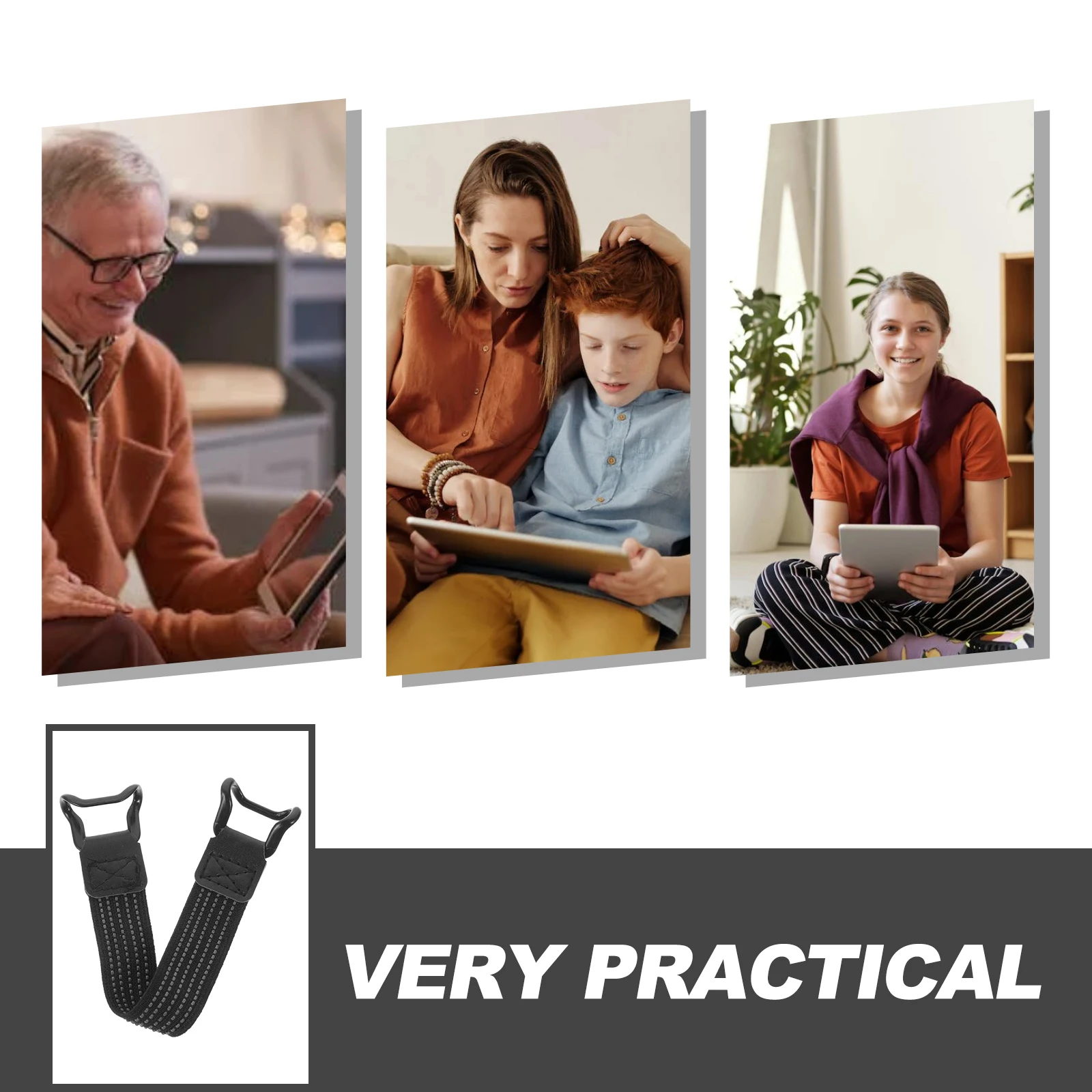 

Анти-для планшета, регулируемая ручка для чтения, кровать, легкий портативный держатель для планшета, ремешок на руку