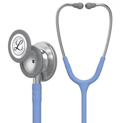 3M Littmann Classic III Monitoring Stethoscope 5630 Light Blue Tube Stainless Stem and Headset For Doctor Nurse Health Care