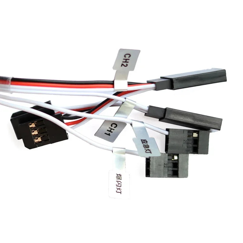 DUMBORC FZD Simulation Light Controller LED System Kit 4.2-12.4V for 1/10 1/8 RC Drift Car Truck Axial LED Controller Module