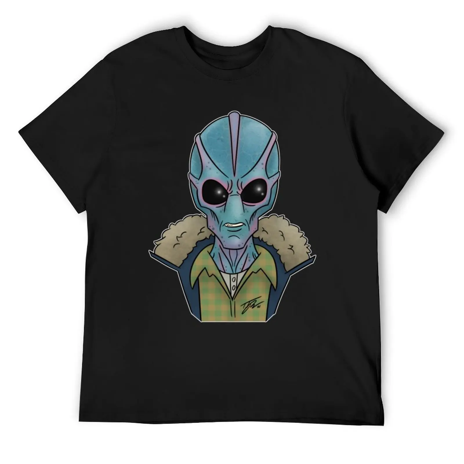 

Ретро Resident Alien Graphic Perfect Xmas Gift Футболка с фанатом, футболка большого размера, кавайная одежда, синие арховные футболки для мужчин, упаковка