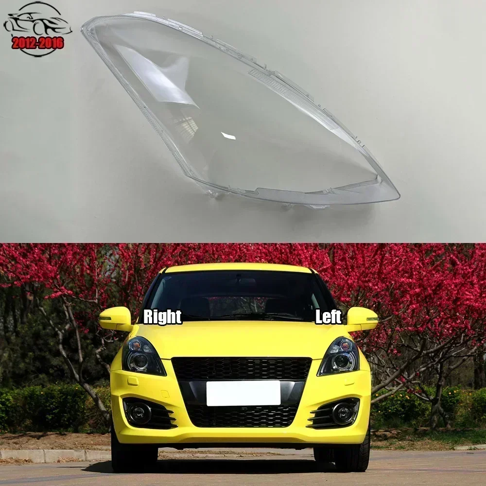 

For Suzuki Swift Sport 2012-2016 Car Front Headlight Lens Cover Lampshade Lampcover Head Lamp Glass Shell