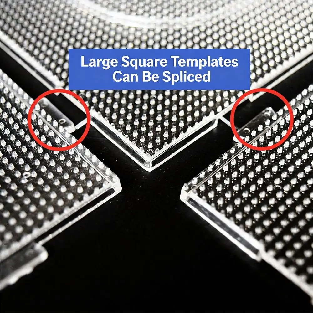 High Quality 2.6mm Bean Board Handmade Crafts Decor Hama Beads Tool DIY Pegboard Heat Resistant DIY Make Puzzle