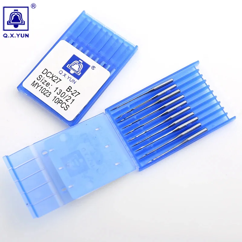 Q.X.YUN 100pcs/Set DCX27 B27 MY1023 Sewing Needles Accessory For Pegasus Siruba Industrial Sewing Machine