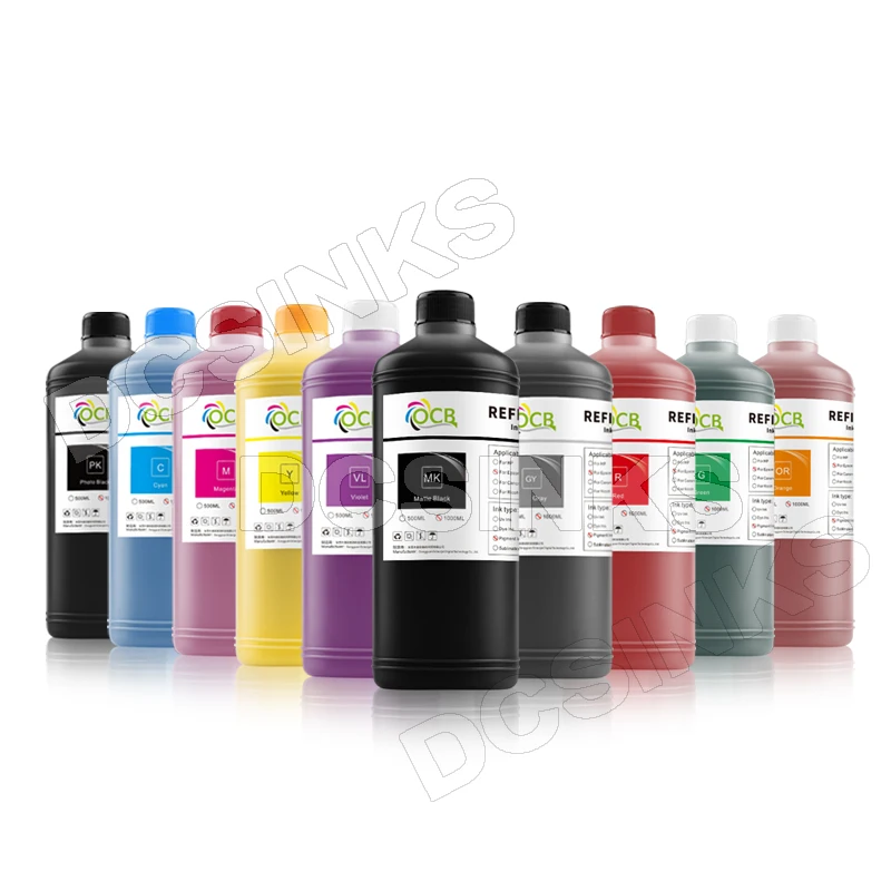 10 Colors PFI-2700 refill pigment ink for Canon Image PROGRAF GP-2000 GP-4000 GP-4600S GP-6600S1000ml waterproof pigment ink