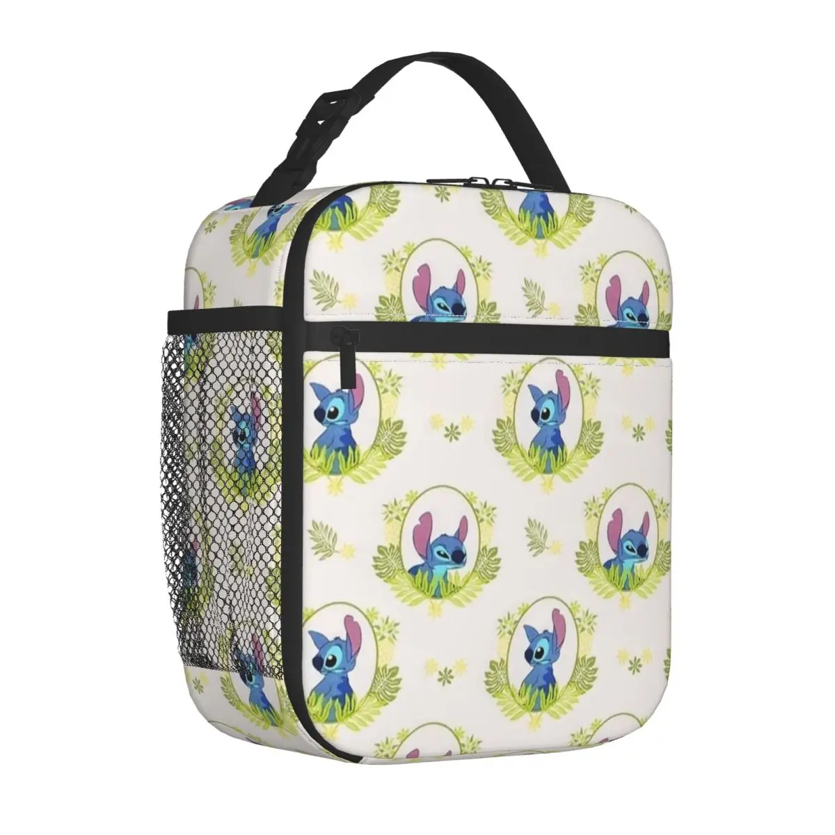 Stitch Tropical Frame Insulated Lunch Bag Cooler Lunch Container Leakproof Lunch Box Tote Food Storage Bags School Outdoor