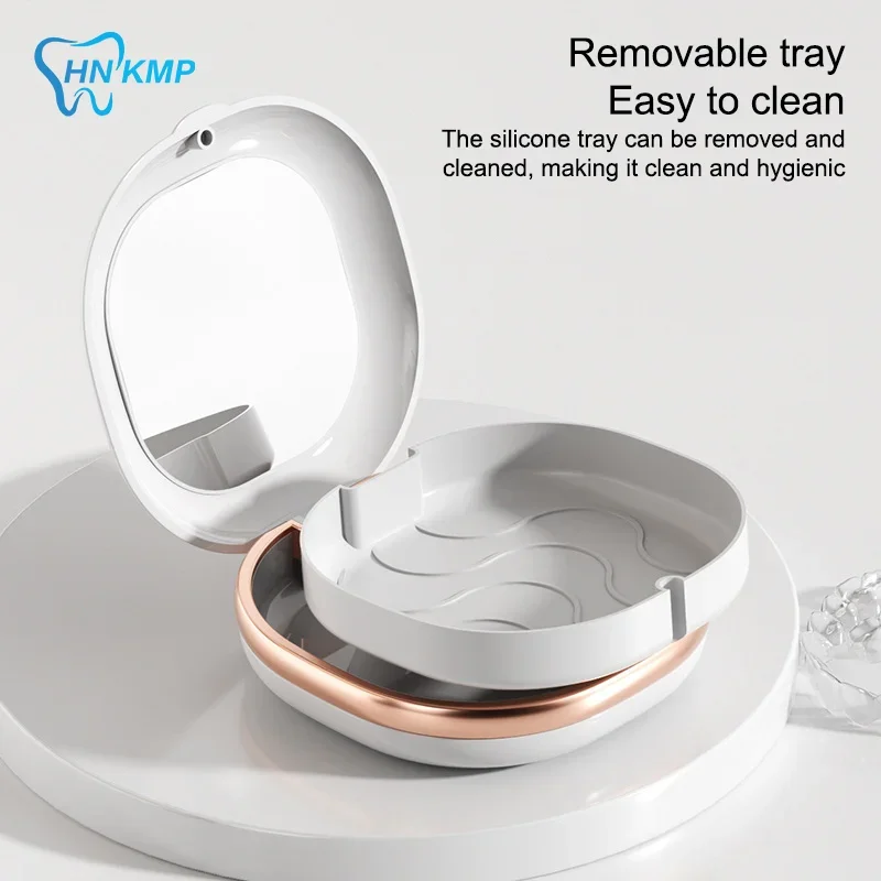 

1Pcs Dental Retainer Box Case Braces Case Magnetic Aligner Mouth Guard Container For Teeth Travel False Denture Boxes