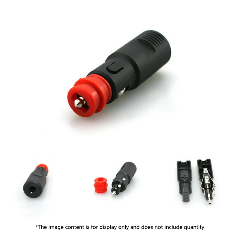 1pcs Car Vehicle Lighter Socket Plug Connector Male Plug Universal 12V-24V 8A Car Cigarette Lighter Plug Car Accessories
