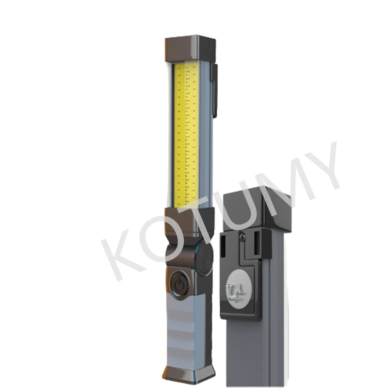 Magnetic LED Rechargeable Flashlight Hook Work Lights 5 Modes Foldable Rotation 90° COB Camping Torch Work Lamp Hanging Lamp