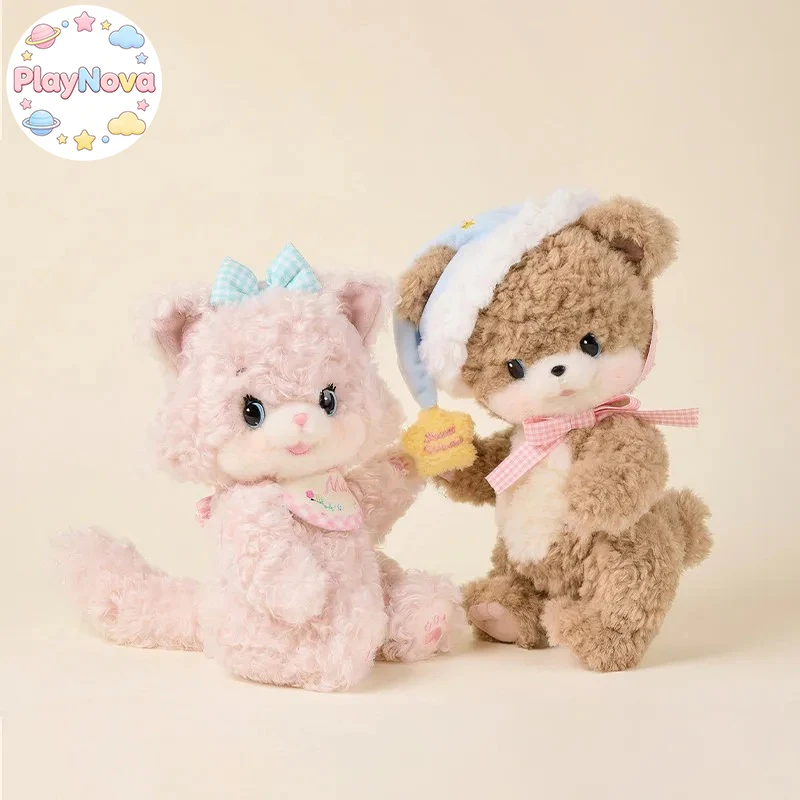 

Новая Оригинальная Мягкая Плюшевая Кукла-Кот Bobonuts, Плюшевая Фигурка Bobonuts, Тканевая Игрушка-Компаньон для Сна, Украшение, Подарок