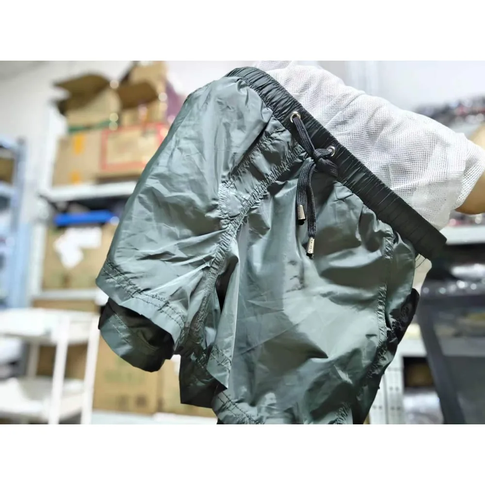2026Wholesale Spot Color Sports Summer men's home pants low-rise men's home sports shorts casual pajama pants solid color 50602