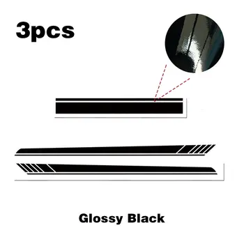 Vinylové samolepky na auto, nálepky na kapotu, dekorační samolepky, ozdobné vinylové nálepky na dveře s dlouhým proužkem, oboustranná páska pro autodoplňky 10 nejlepší prodej Chránič kapoty Suzuki Swift Sport - №3