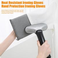 1Pc Cloth Garment Steamer Ironing Glove with Finger Loop Heat Resistant Handheld Anti-Steam Mitt Clothes Steaming Ironing Board