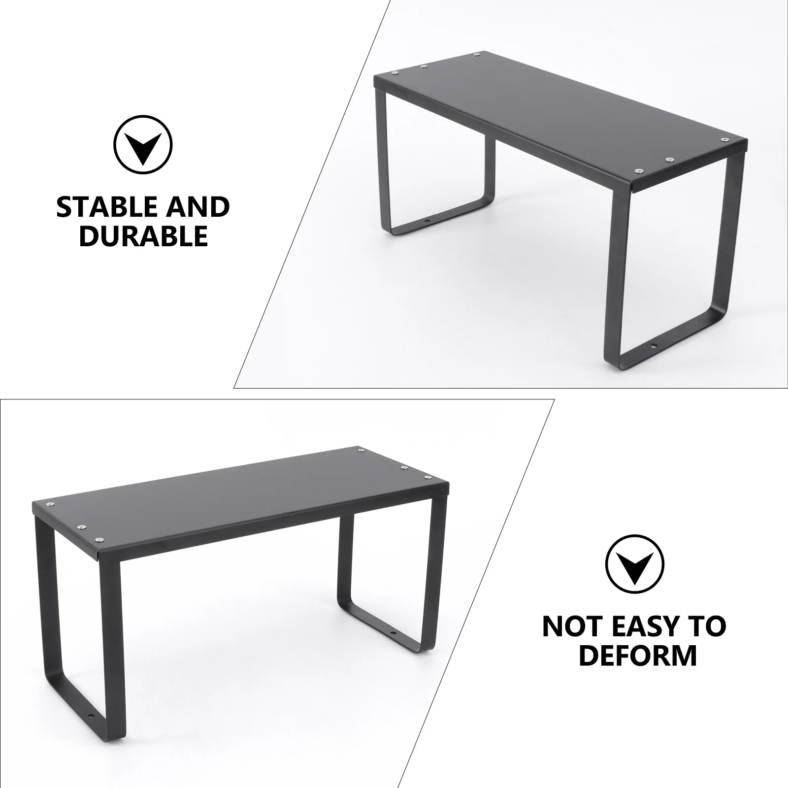 

Kitchen Organizer Rack Sturdy Iron Multifunctional Storage Shelf Countertop Holder Kitchenware Cabinet Display Rack