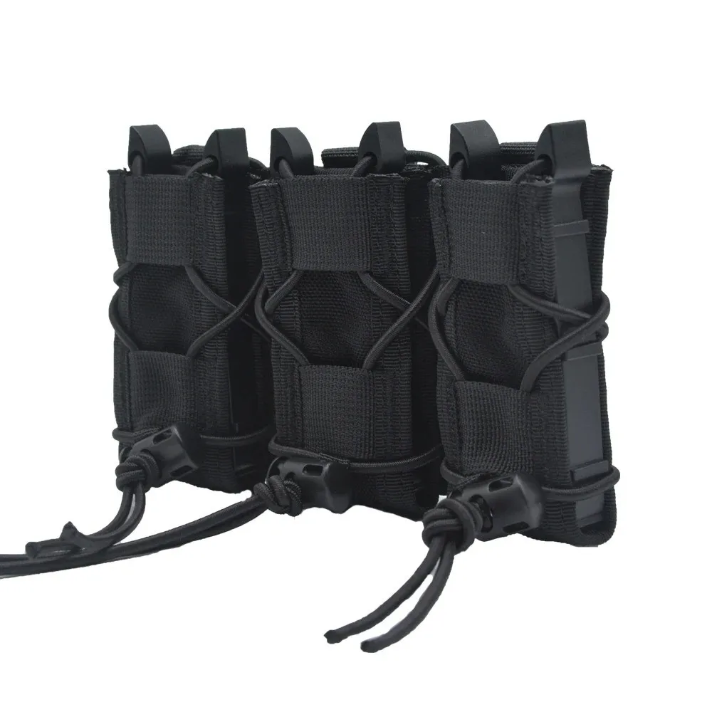 Molle Pistol Mag Pouch Double/Triple Stack Magazine for 9mm/.40 Calibers 45acp S&W M&P, Sig 226/229, and Springfield 1911