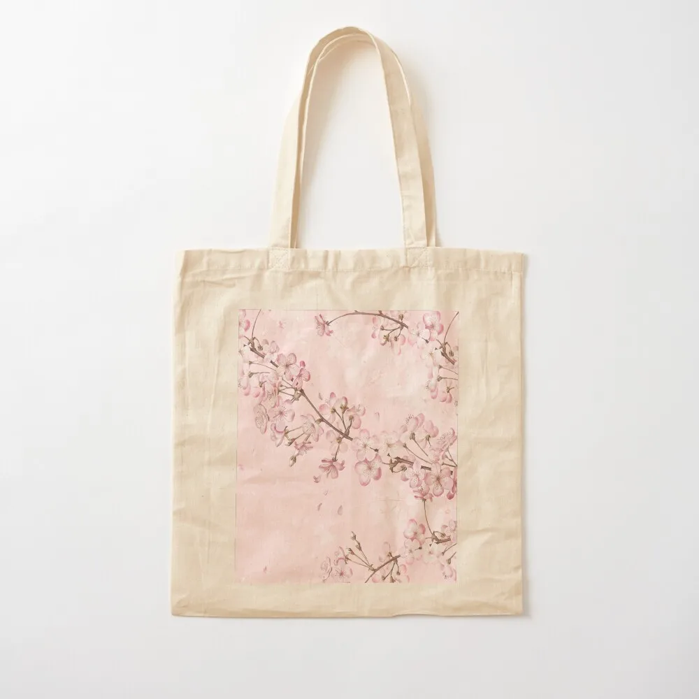 Sakura Cherry Blossom Tote Bag tote bags aesthetic Eco bag Women's shopping bag reusable shopping bags