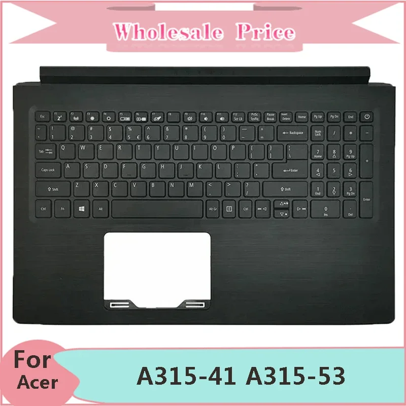 laptop palmrest case keyboard acer notebook novo original eua versao em ingles capa superior acer aspire a31541 a315 41g a31553 01