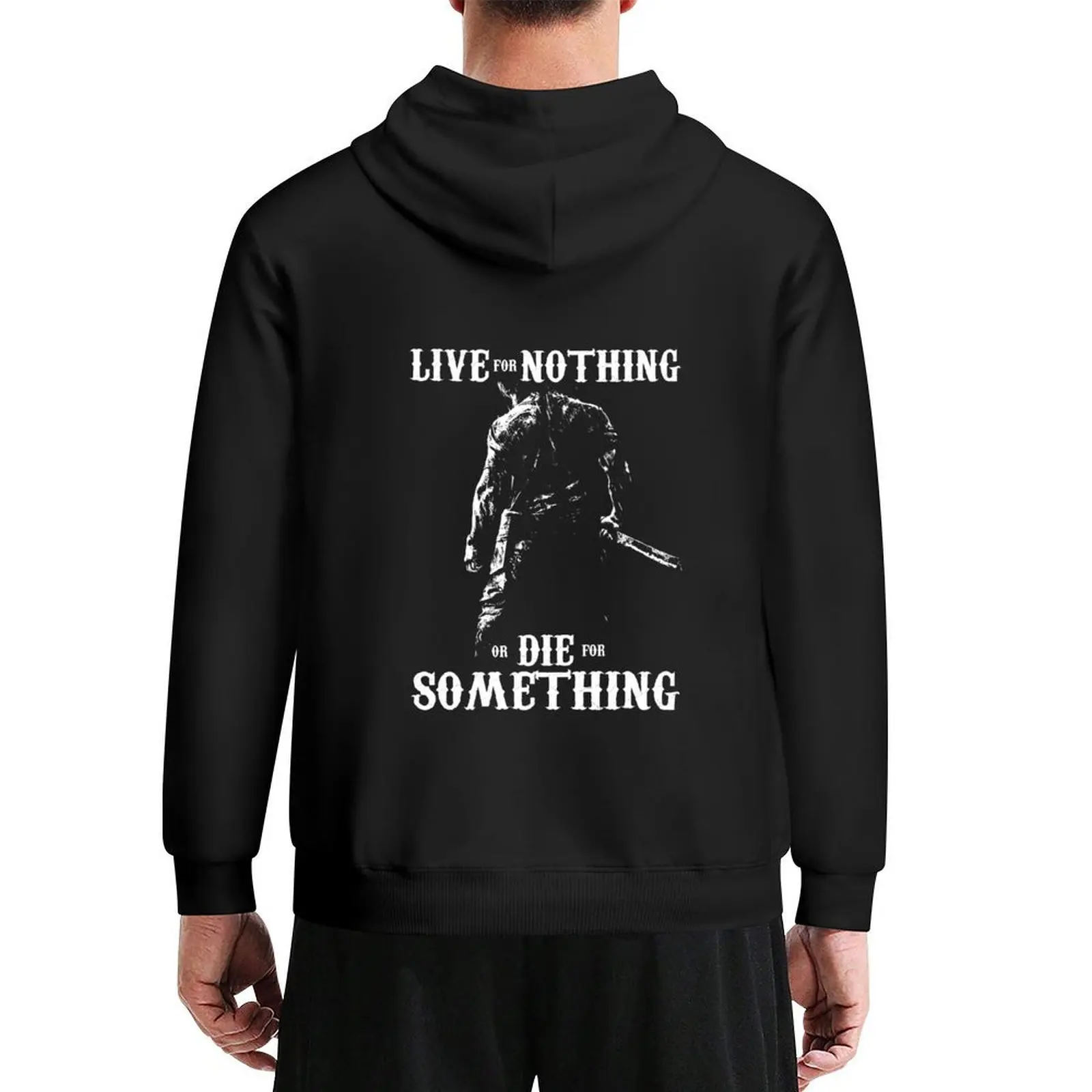 

Art Like for nothing or die for something gift Hoodie mens clothing men clothing anime clothes tracksuit men