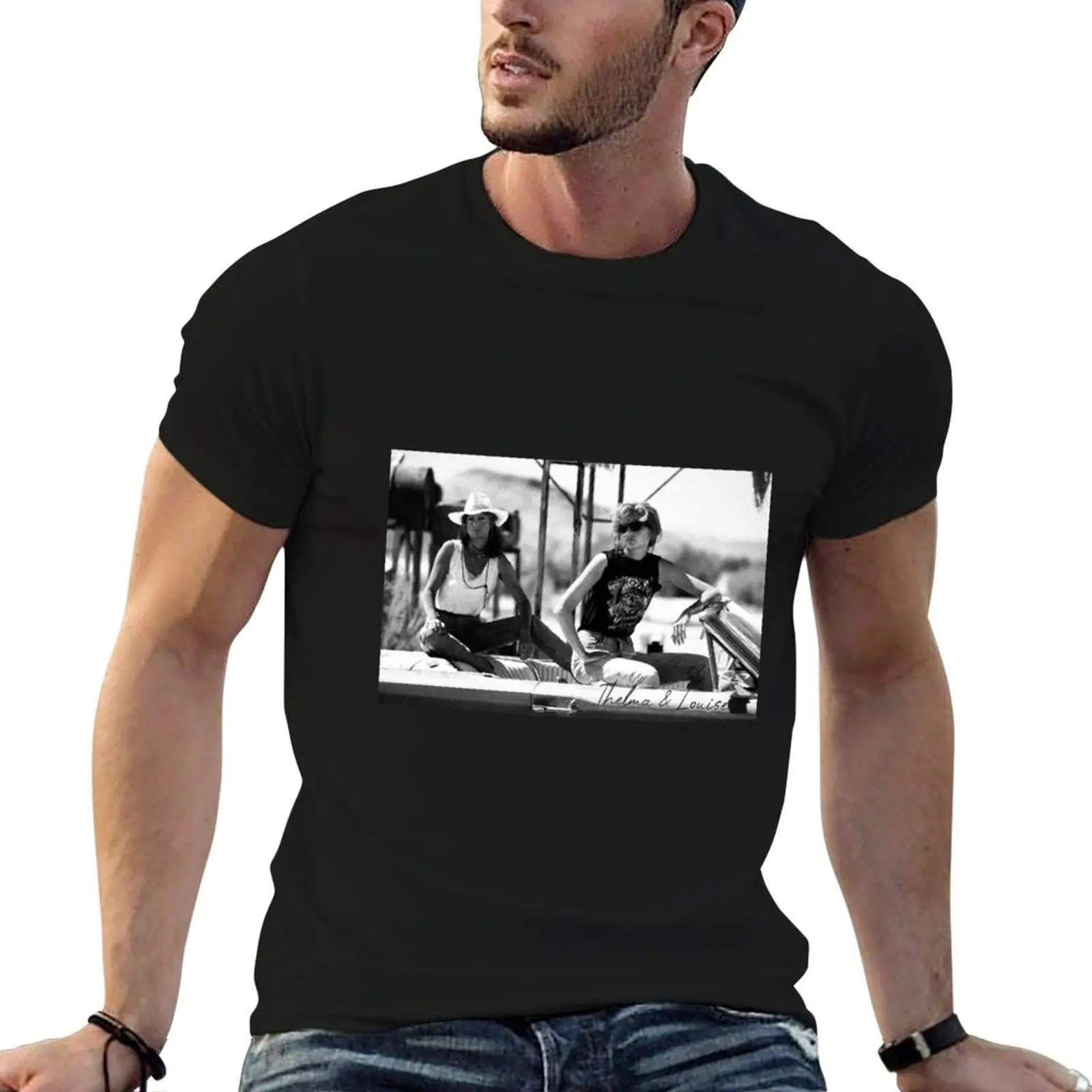 Thelma And Louise T-Shirt t shirt man luxury man t shirt heavy cotton funny t shirts cotton T-shirt