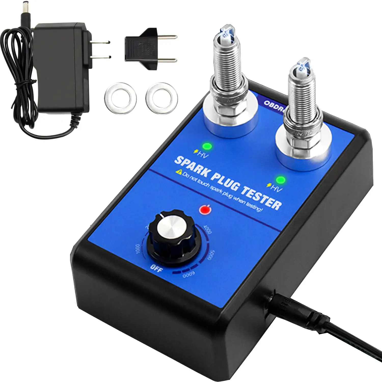 Auto Bougie Tester 110V 220V Ontstekingssysteem Tester Dubbele Gat Bougie Analyzer 0-6000rpm Automoivo detector Scanner