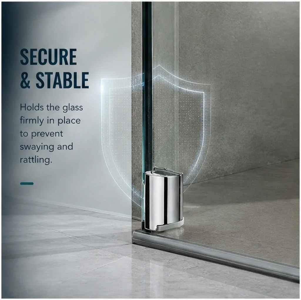 Shower Door Bottom Hook Roller Glass Door Guide Wheel Replacement Easy Install Stable Smooth Sliding Shower Enclosure Parts