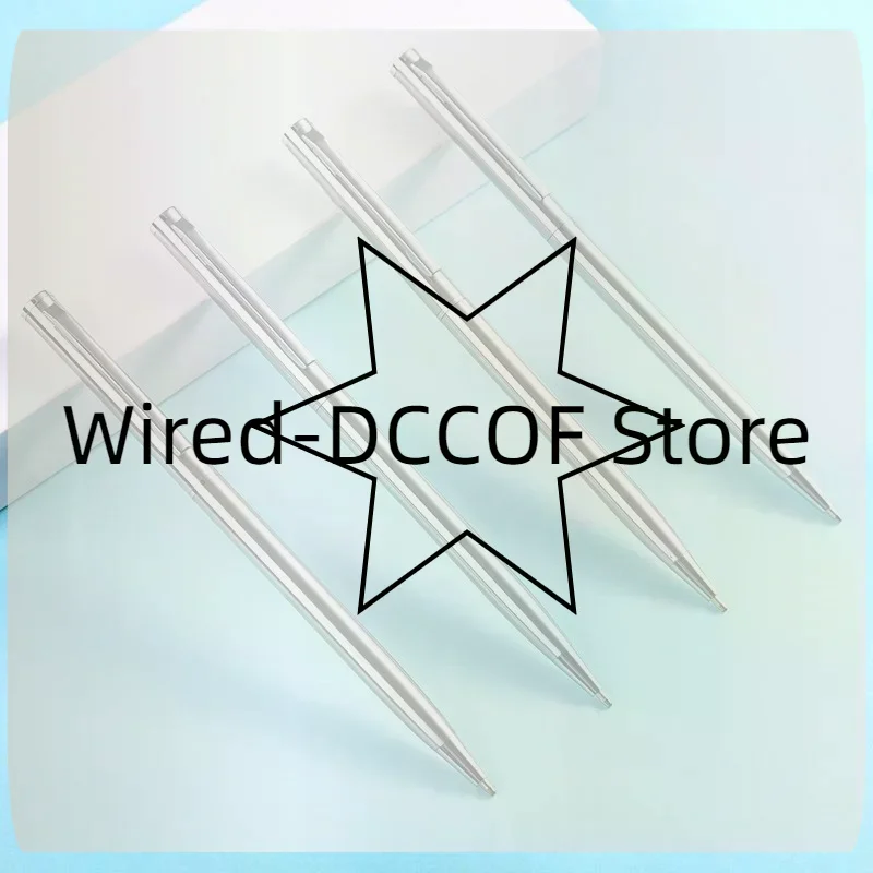 5/10pcs Stainless Steel Ballpoint Pens With Smooth Writing And Long Lasting Ink Perfect For Office School Work And Daily Gifting