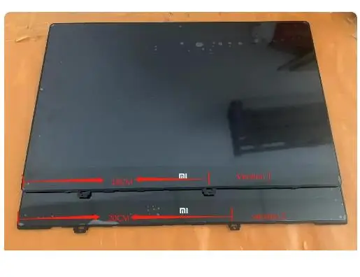 LCD LED Screen Display Matrix Montagem de Vidro, moldura, Xiaomi Mi Notebook Air 13, NV133FHM-N52, LQ133M1JW15