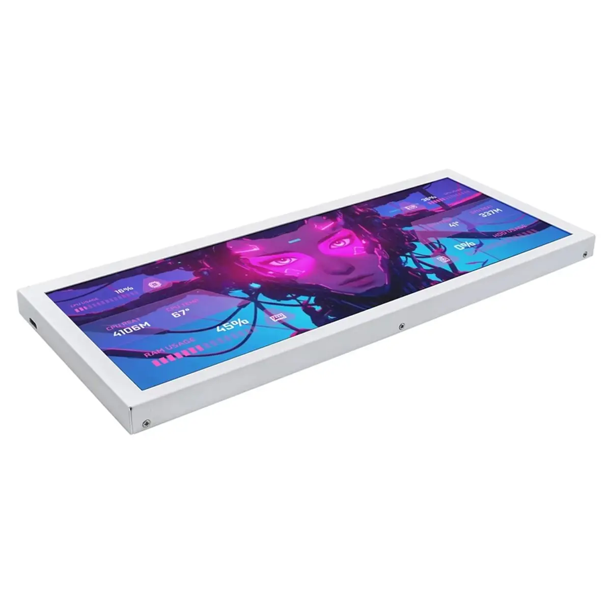 【TODAY-BUY】~@ 12.3 Inch IPS Secondary Screen 1920x720 USB Type-C Smart Display Extended Screen for CPU GPU RAM Computer Monitor