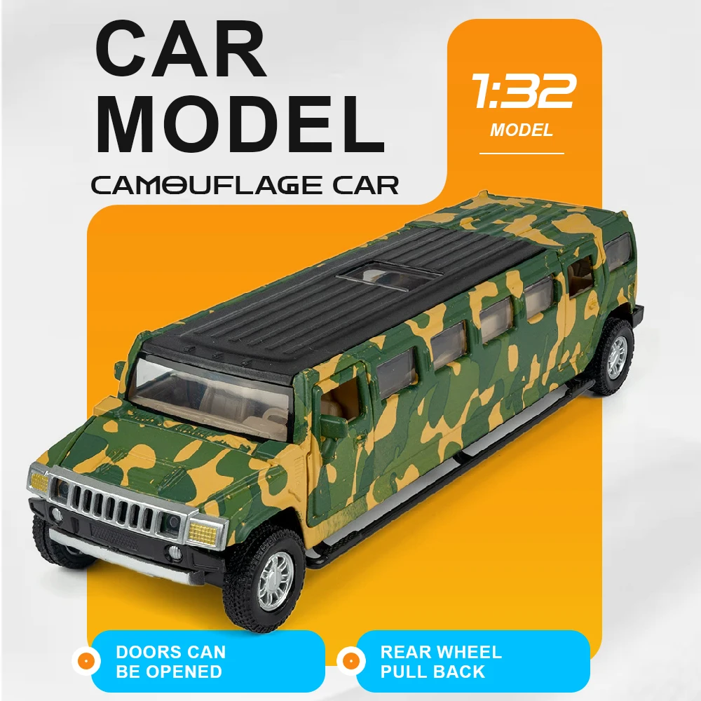 

1:32 Metal Drone Launcher Cars Models Toy Military Vehicles Rubber Tires Doors Opened Miniature Police Car Model Home Decoration