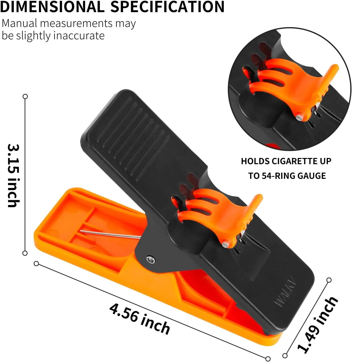 Multifunctional Cigar Holder, Golf Cigarette Cigar Clip Holder, Used for Golf Cart Bag, Portable Cigar clip, Cigarette Holder