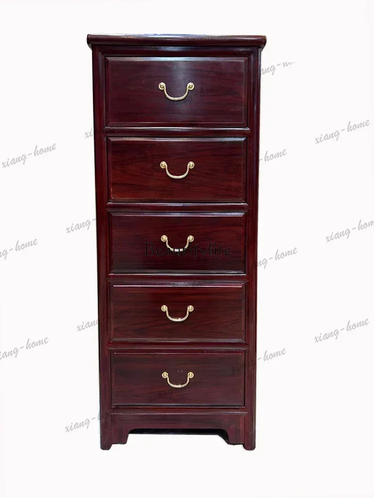 JJ Solid Wood Living Room Wall Locker Rosewood South America Sandal Wood New Chinese Furniture