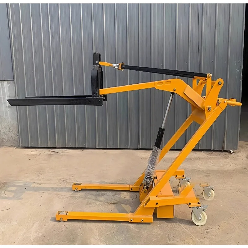 

Portable Electric Hydraulic Lift Truck Small-sized Lifting and Moving Cart Easy-to-use