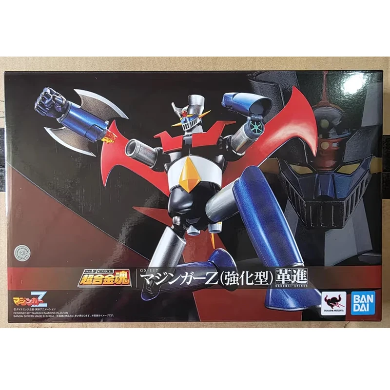 

Bandai натуральная Коллекционная фигурка модель GX-117 MAZINGER Z Enhanced KAKUMEI SHINKA SOUL OF CHOGOKIN аниме экшн-игрушки подарок ребенку