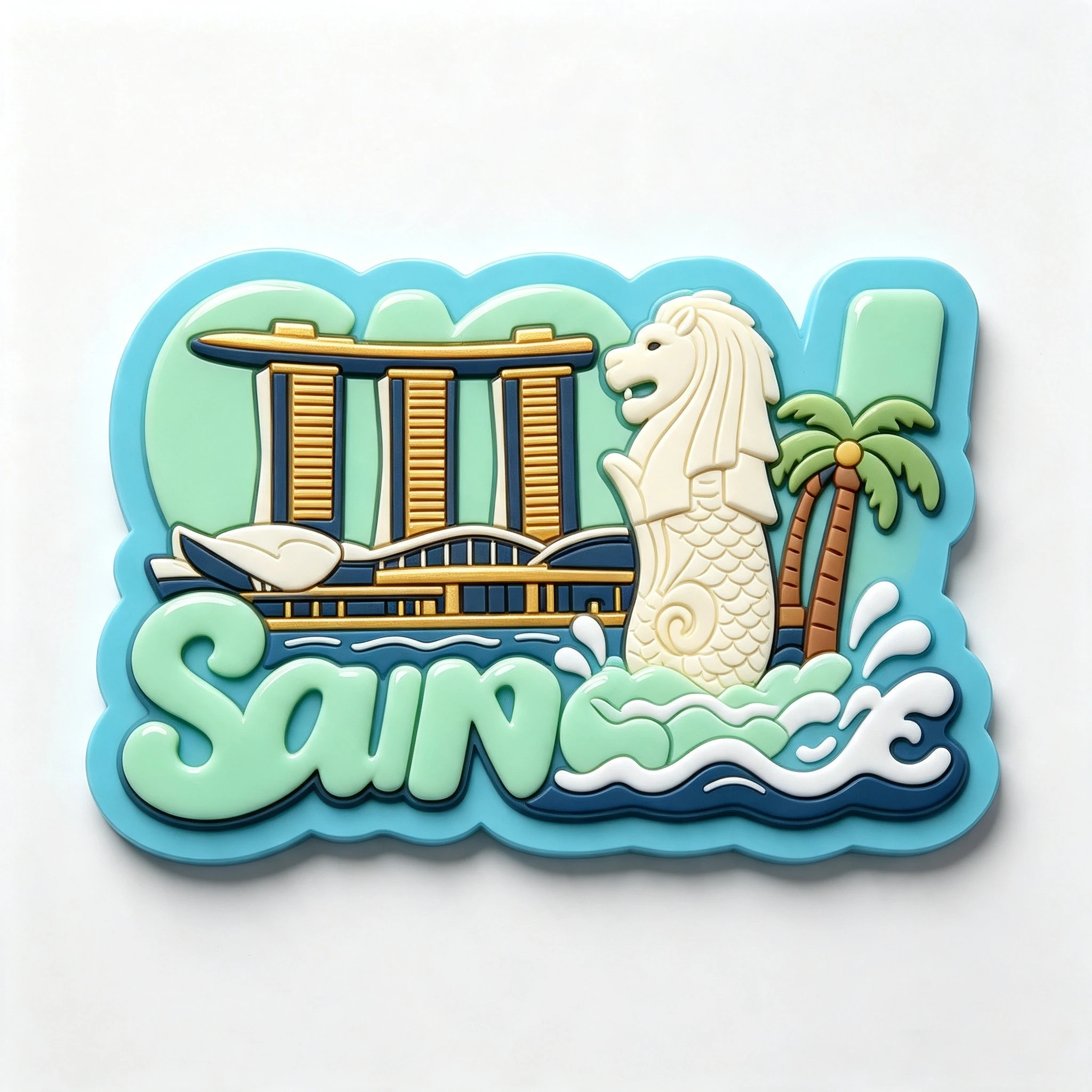 Customized Personalized Logo Advertise Refrigerator Sticker Gifts PVC Soft Die Cut Magnetic Waterproof Lamination Car