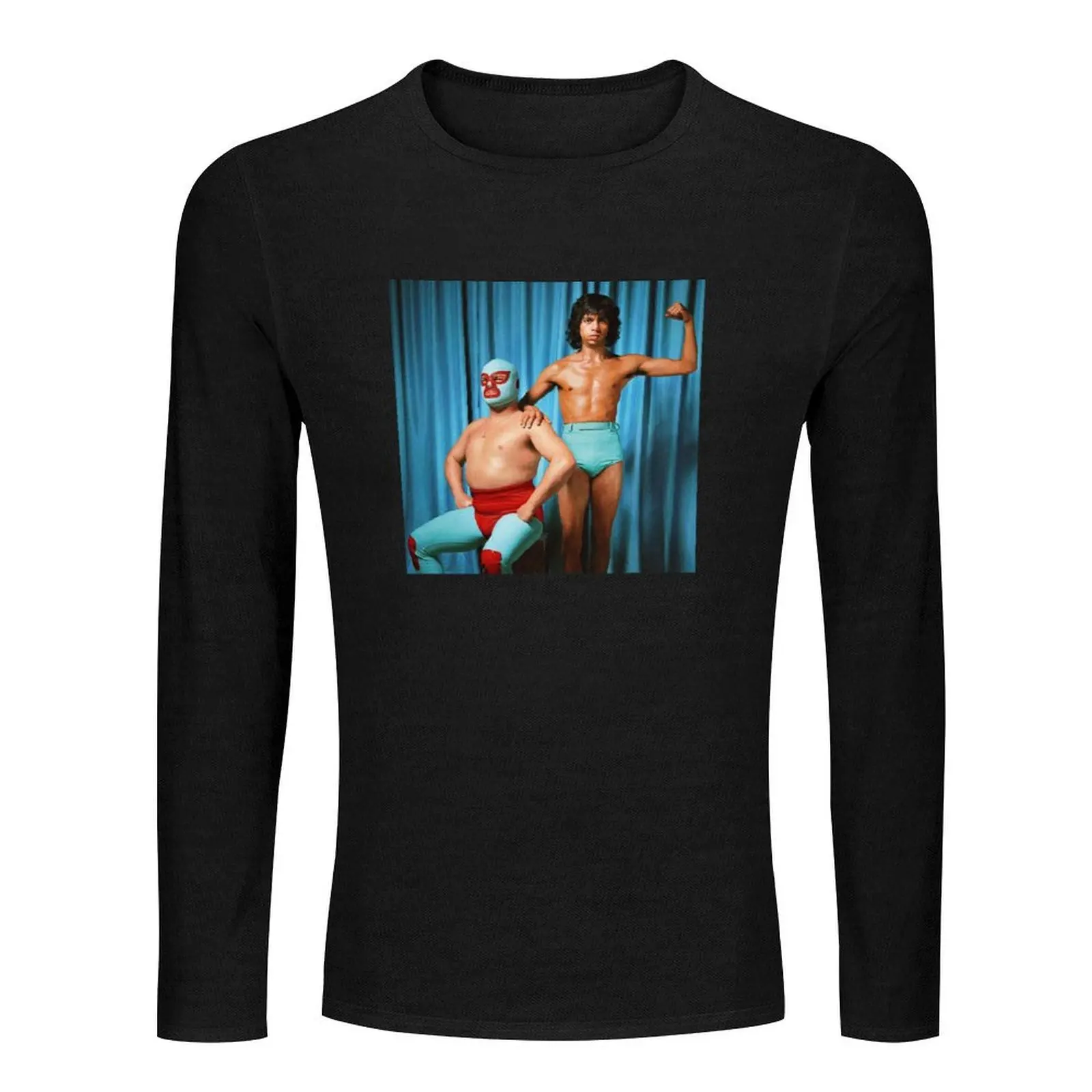 Nacho Libre Steven Esqueleto Wrestling Tag Team Long T-Shirt oversized t shirts sports fan t-shirts t shirts men