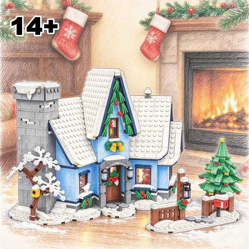 1445-pezzi-set-di-mattoncini-per-costruire-una-casetta-natalizia-modello-di-capanna-da-assemblare-giocattolo-regalo-per-le-feste-ideale-per-adolescenti-e-adulti