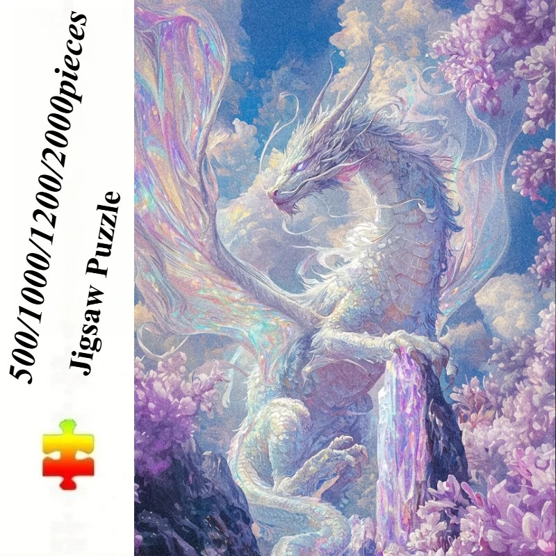 500/1000pcs for adults Jigsaw Puzzle - Challenging Large-Scale Brain Teaser with Complex Patterns, Portable Box for family Game