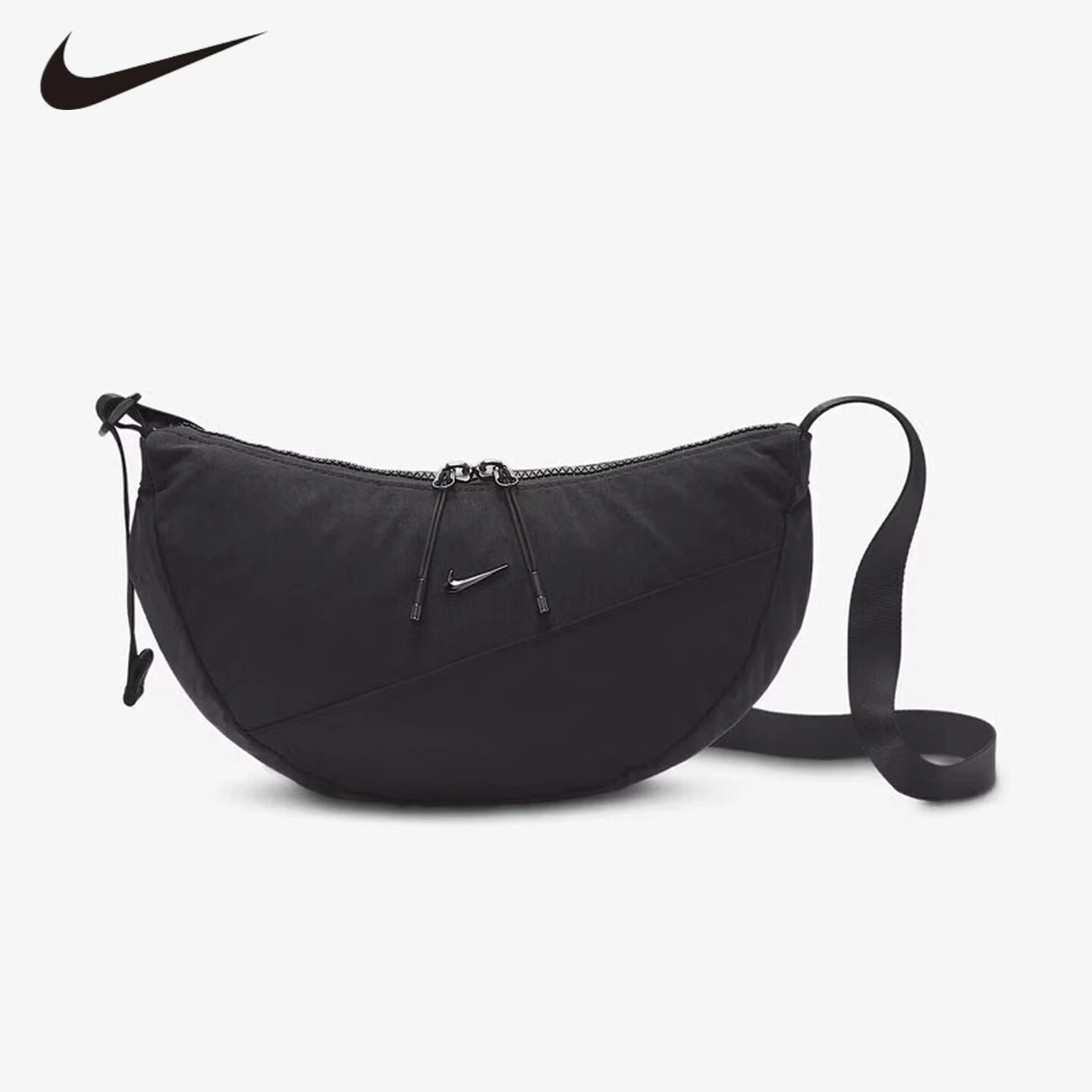 Nike Aura Crescent Crossbody Bag Unisex Outdoor Sports Sling Shoulder Pack For City Walk And Short Trip HQ4370-013
