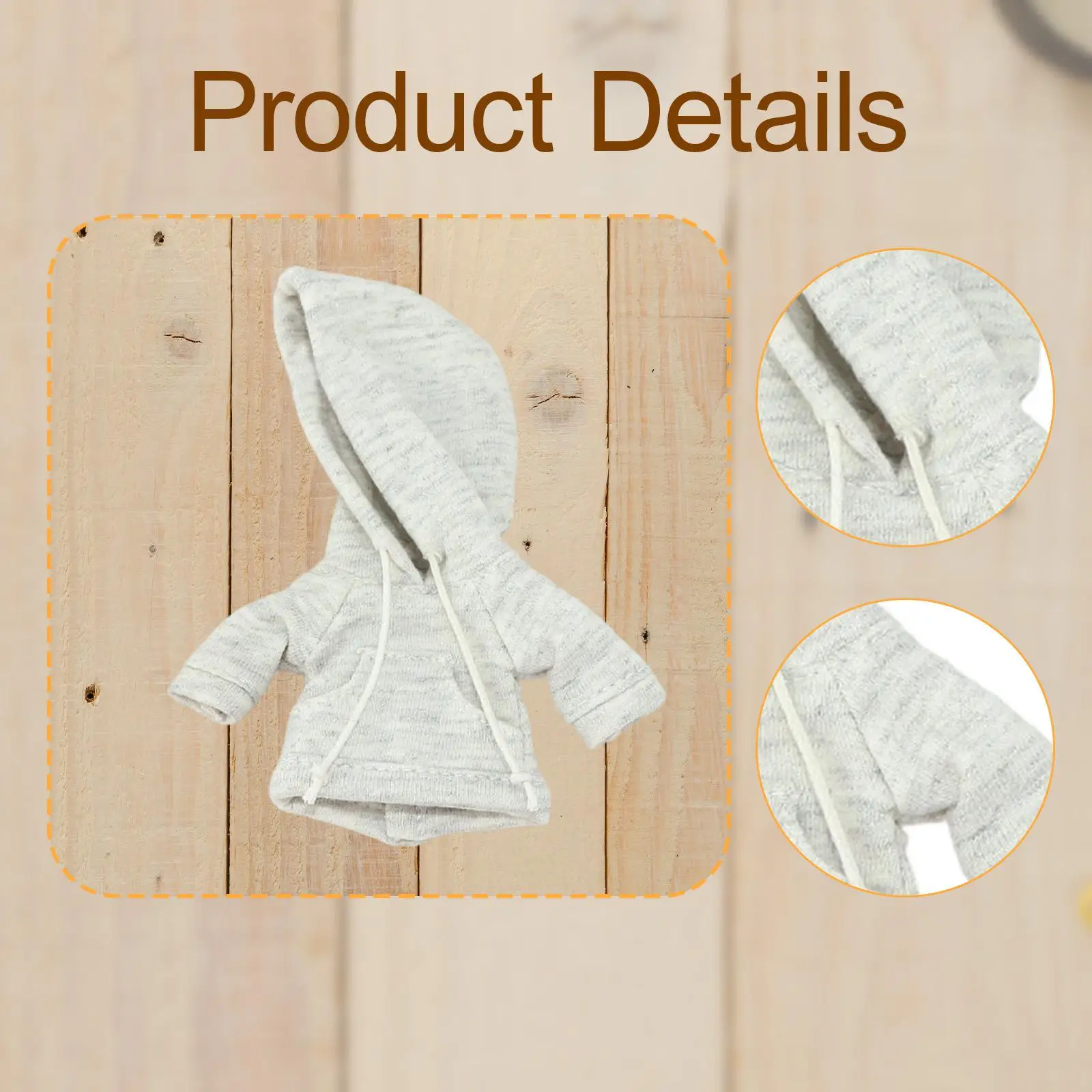 

1 12 Scale Hoodie Clothes for Action Figure Male Female Doll Sweatshirt Top Accessories for 6 Inch Collectible Models