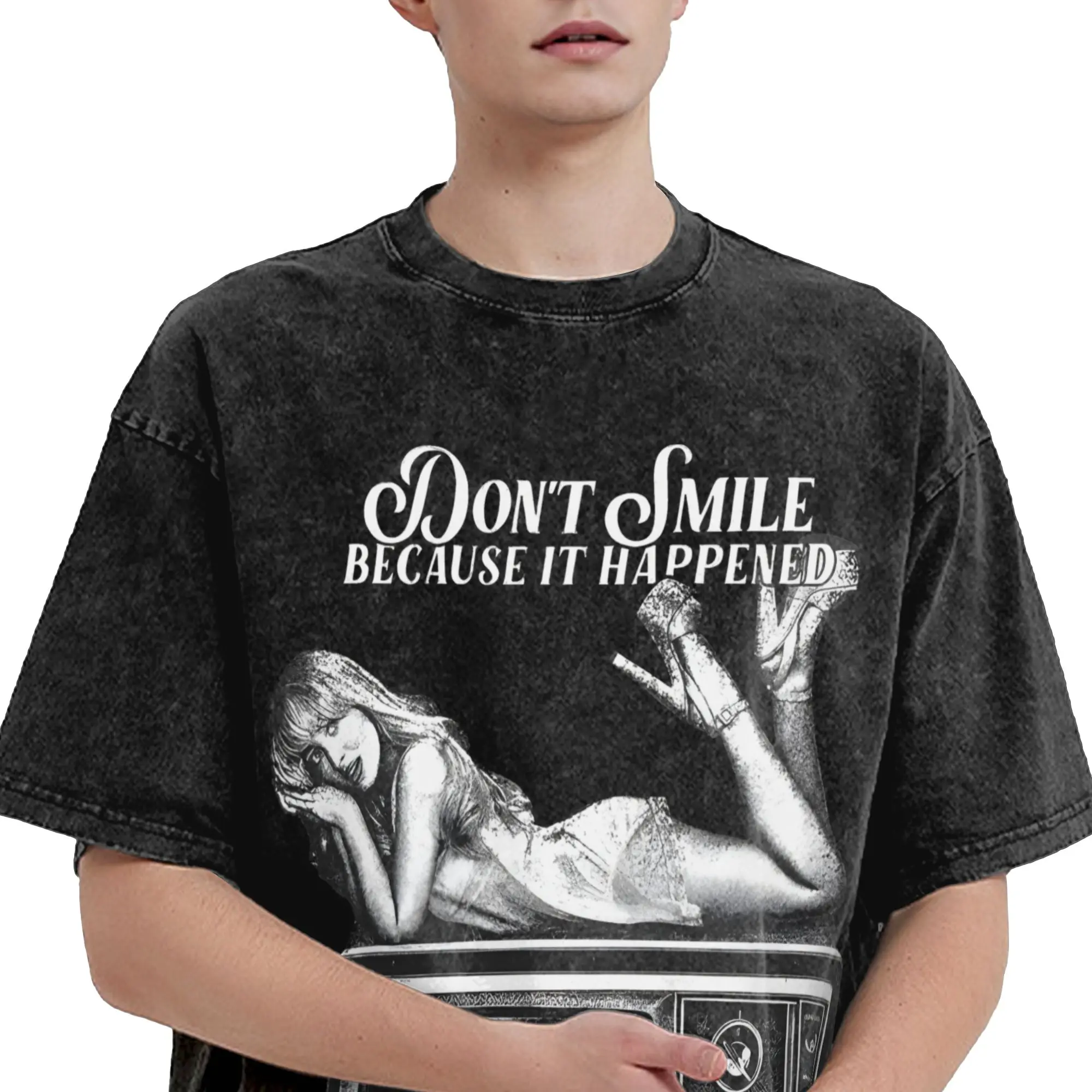 Sabrina Carpenter music festival 2026 Washed T Shirt Streetwear Hip Hop Vintage T-Shirts Tee Shirt for Men Women High Street